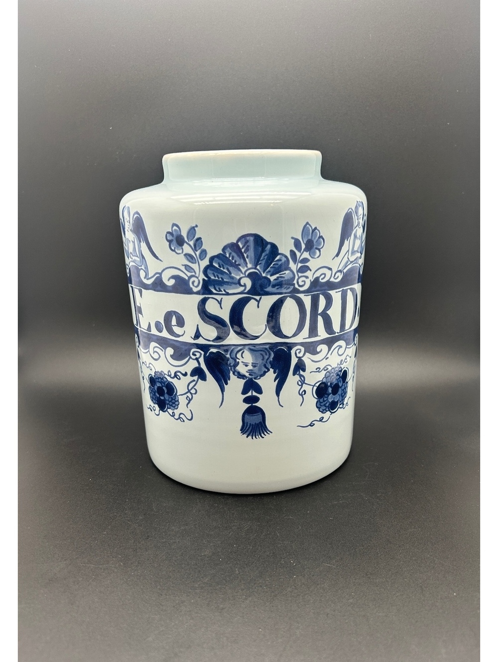 Vintage DELFT Apothecary Jar